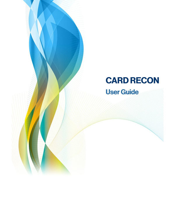 Card Recon 3.0.1 User Guide